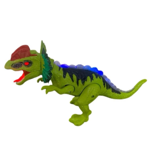 Dinossauro de brinquedo que anda e solta fumaça, acende luz e emite som - Image 3