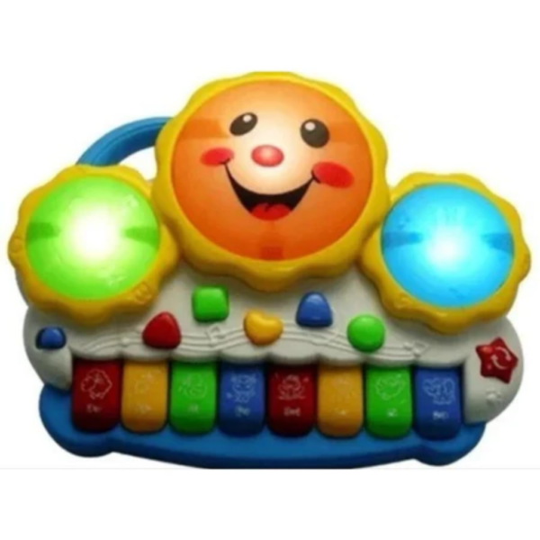 Brinquedo teclado Musical sol com luzes e sons | Brinquedo de alta qualidade para crianças educativo