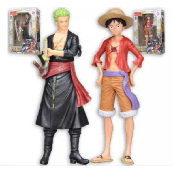 Kit 2 Bonecos One Piece Monkey D Luffy - Roronoa Zoro - Image 8