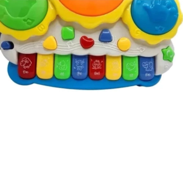 Brinquedo teclado Musical sol com luzes e sons | Brinquedo de alta qualidade para crianças educativo - Image 4